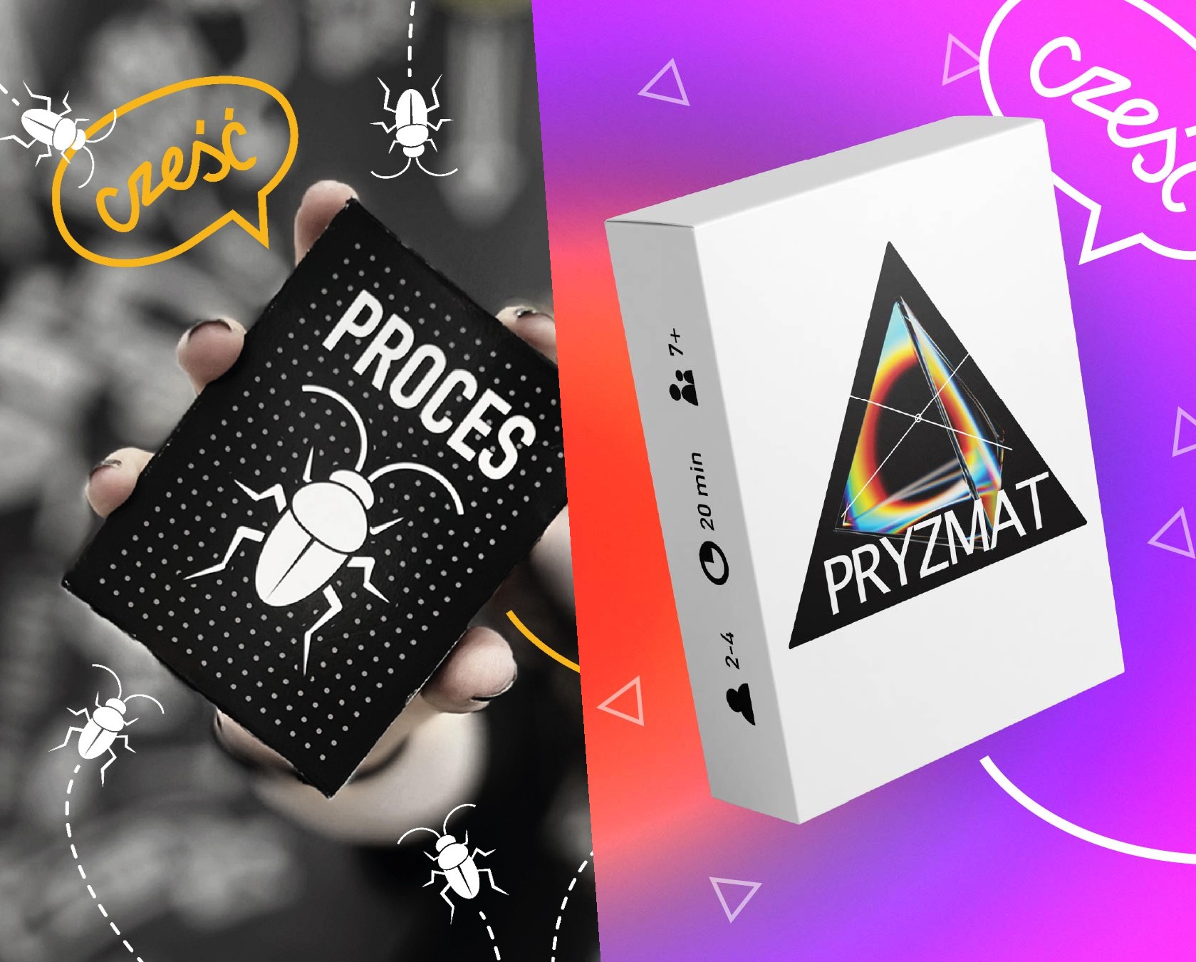 gry karciane pryzmat i process